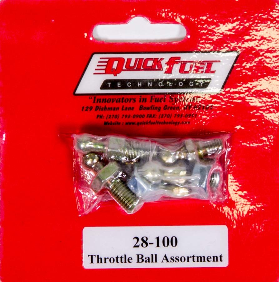 Quick Fuel Technology Throttle Lever Stud - Assorted Sizes - Steel - Zinc Oxide - Universal - Kit
