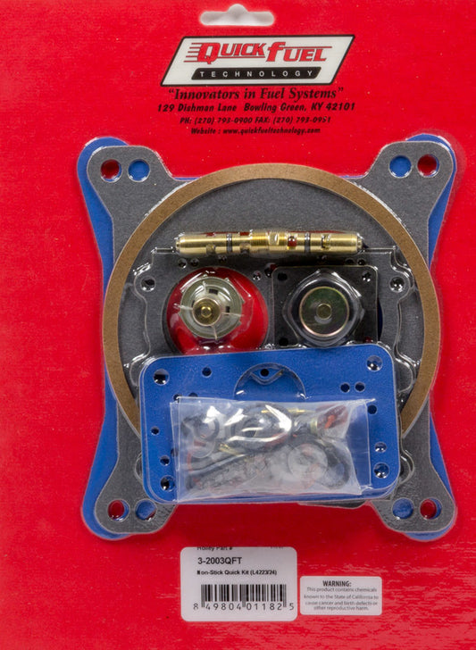 Quick Fuel Technology Carburetor Rebuild Kit - Performance - Holley 4223 / 4224 / Quick Fuel Carburetors - Gas - Kit