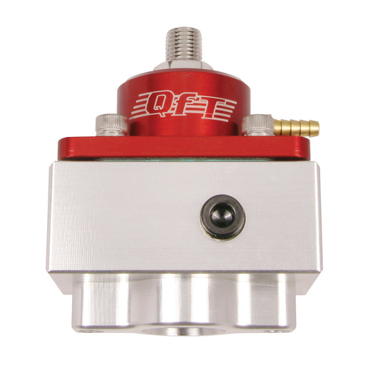 Quick Fuel Technology Fuel Pressure Regulator - 4-1/2 to 9 psi - In-Line - 8 AN Female O-Ring Inlet - 8 AN Female
