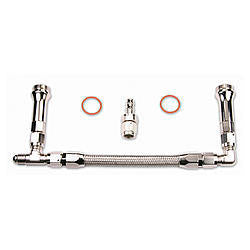 Quick Fuel Technology Carburetor Fuel Line - 6 AN Male Inlet - Dual 7/8-20 in Male Outlets - Fitting Included -