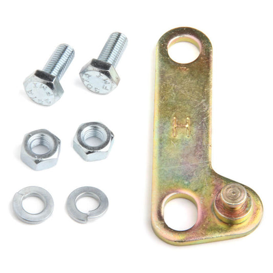 Quick Fuel Technology Throttle Lever Adapter - Kickdown Cable - Steel - Cadmium - GM 700RR4 / 4L60E - Holley
