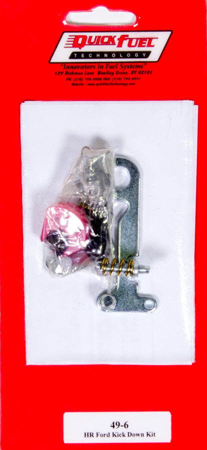 Quick Fuel Technology Linkage Extension - Transmission Kickdown - Steel - Zinc Oxide - Ford - Kit