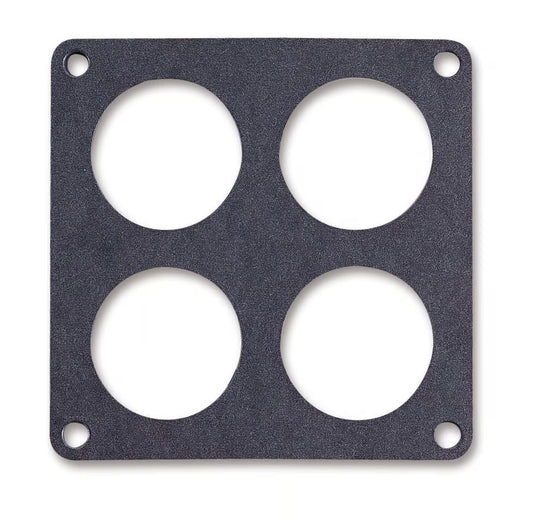 Quick Fuel Technology Carburetor Base Plate Gasket - 4-Barrel - 4 Hole - 0.063 in Thick - Composite - 1250 CFM -