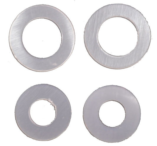 Quick Fuel Technology Needle and Seat Gasket - 0.25 in / 0.375 in ID - 0.063 in Thick - Nylon - Bottom / Top - Quick