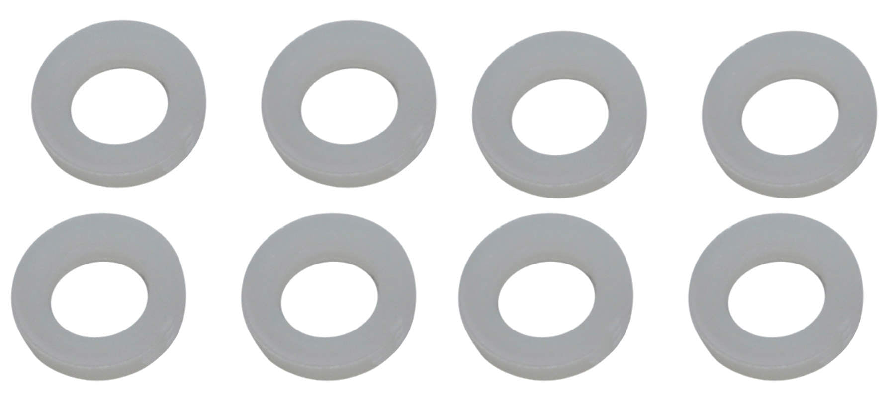 Quick Fuel Technology Fuel Bowl Screw Gasket - 0.219 in ID - 0.063 in Thick - Nylon - Quick Fuel Carburetors - Set of 8