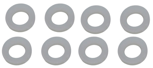 Quick Fuel Technology Fuel Bowl Screw Gasket - 0.219 in ID - 0.063 in Thick - Nylon - Quick Fuel Carburetors - Set of 8