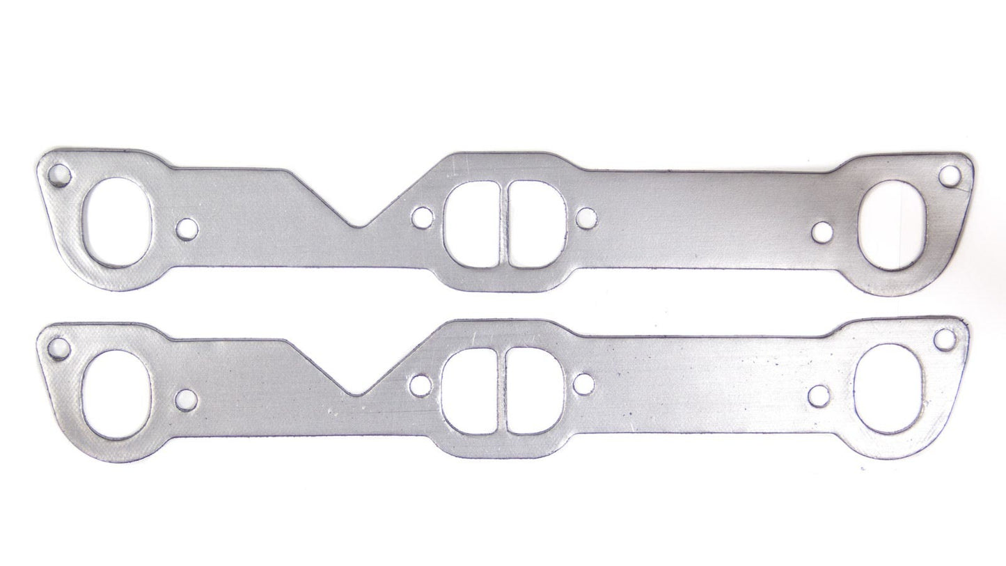 Remflex Exhaust Gaskets Exhaust Header / Manifold Gasket - 1.375 x 1.812 in Oval / D Port - Graphite - Pontiac V8 - Pair