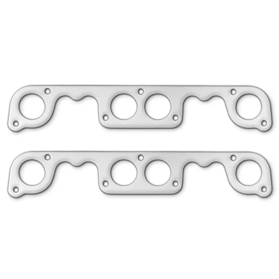 Remflex Exhaust Gaskets Exhaust Header / Manifold Gasket - Brodix Spread Port - 1.875 in Round Port - Graphite - Small