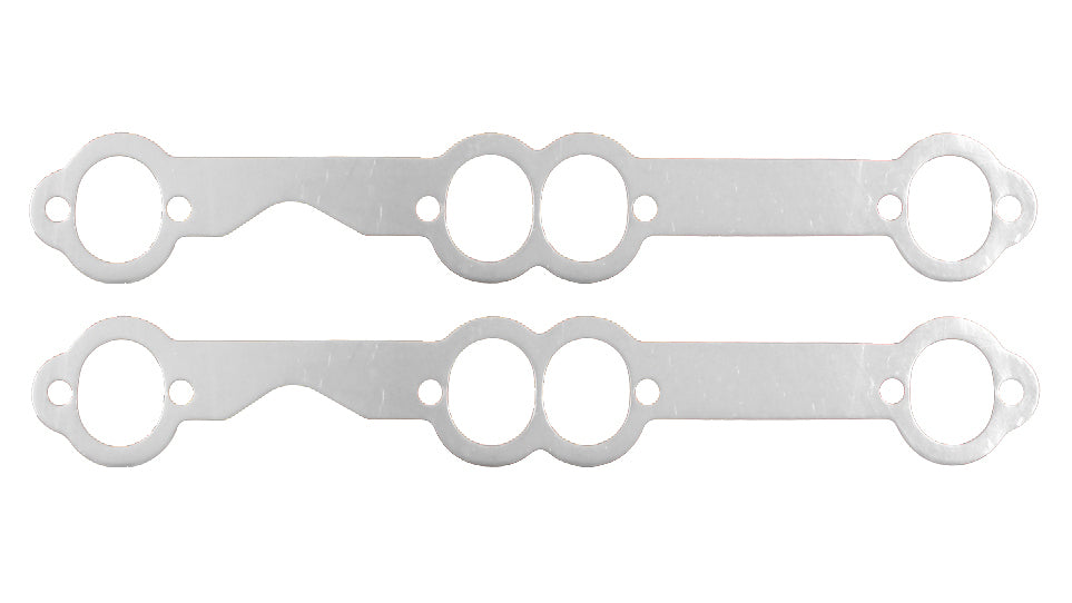 Remflex Exhaust Gaskets Exhaust Header / Manifold Gasket - 1.563 x 1.875 in Oval Port - Graphite - Small Block Chevy -