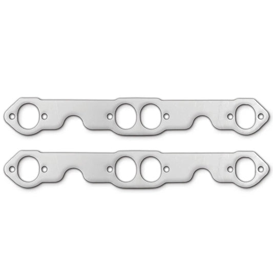 Remflex Exhaust Gaskets Exhaust Header / Manifold Gasket - 1.500 x 1.750 in Oval Port - Graphite - Small Block Chevy -