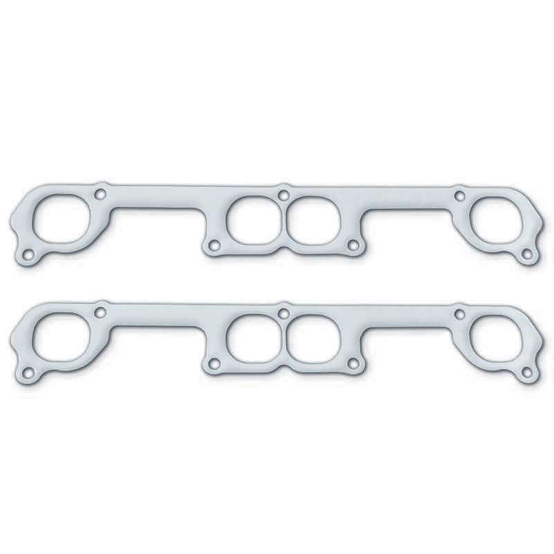 Remflex Exhaust Gaskets Exhaust Header / Manifold Gasket - 2 x 1.875 in Round Port - Graphite - 18 Degree - Small