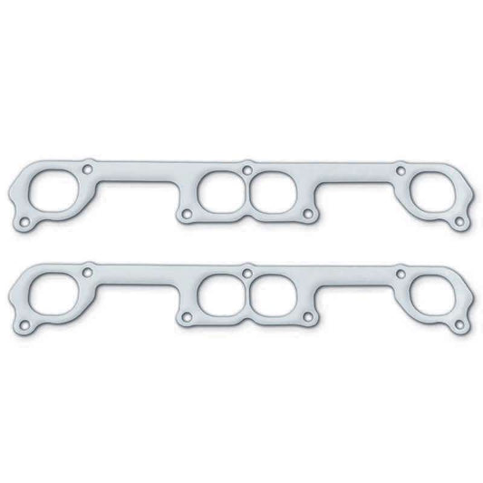 Remflex Exhaust Gaskets Exhaust Header / Manifold Gasket - 2 x 1.875 in Round Port - Graphite - 18 Degree - Small