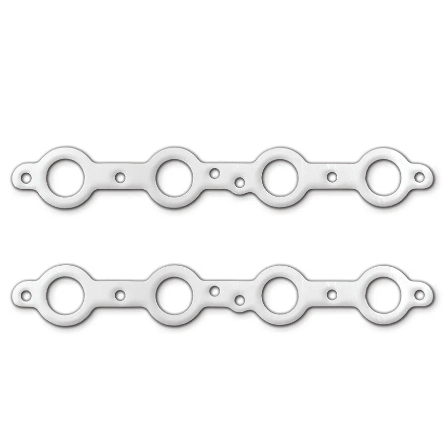 Remflex Exhaust Gaskets Exhaust Header / Manifold Gasket - 1.500 in Round Port - Graphite - Weld Bead Header - GM