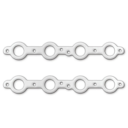 Remflex Exhaust Gaskets Exhaust Header / Manifold Gasket - 1.500 in Round Port - Graphite - Weld Bead Header - GM