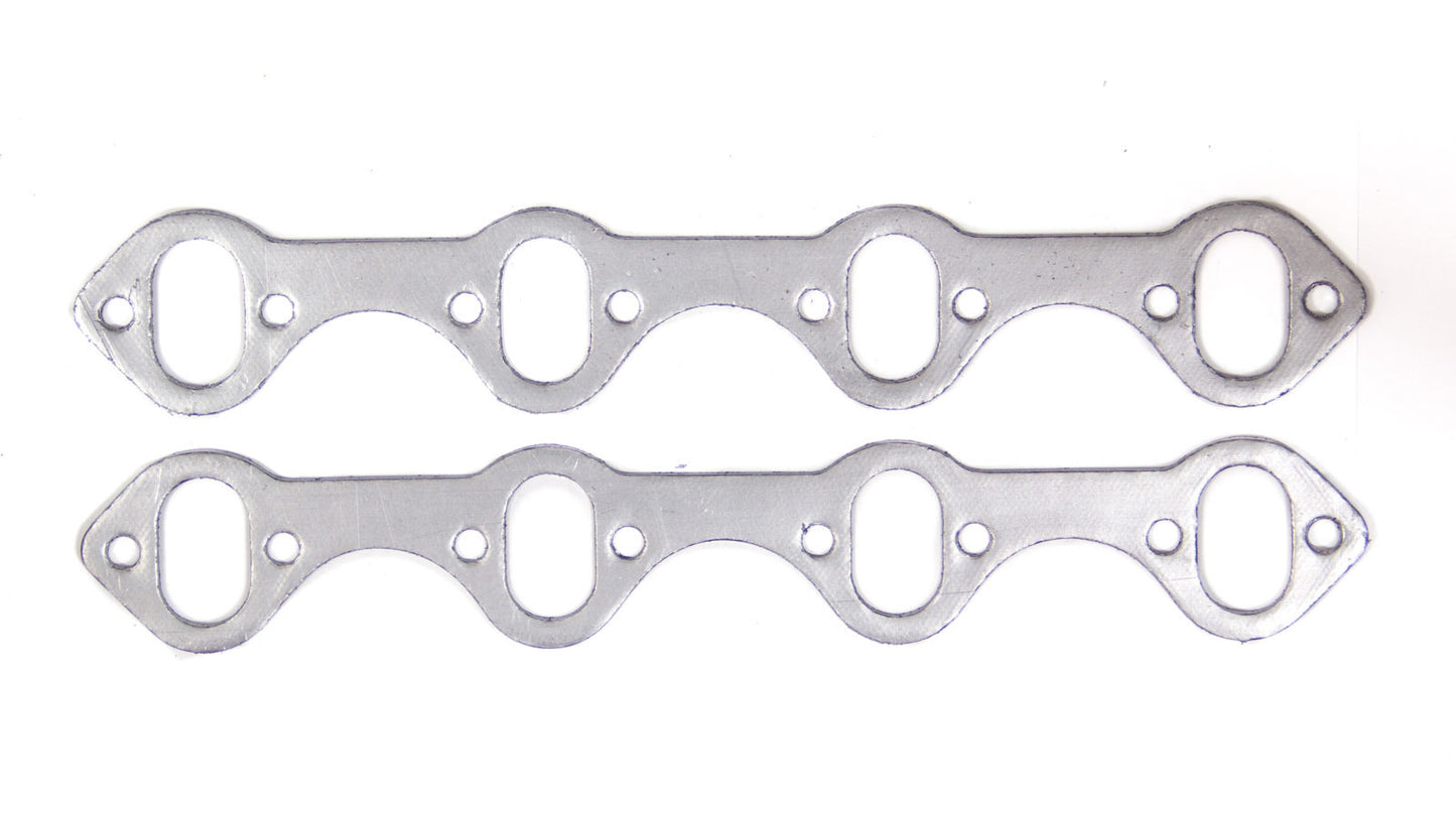 Remflex Exhaust Gaskets Exhaust Header / Manifold Gasket - 1.125 x 1.843 in Oval Port - Graphite - Small Block Ford -