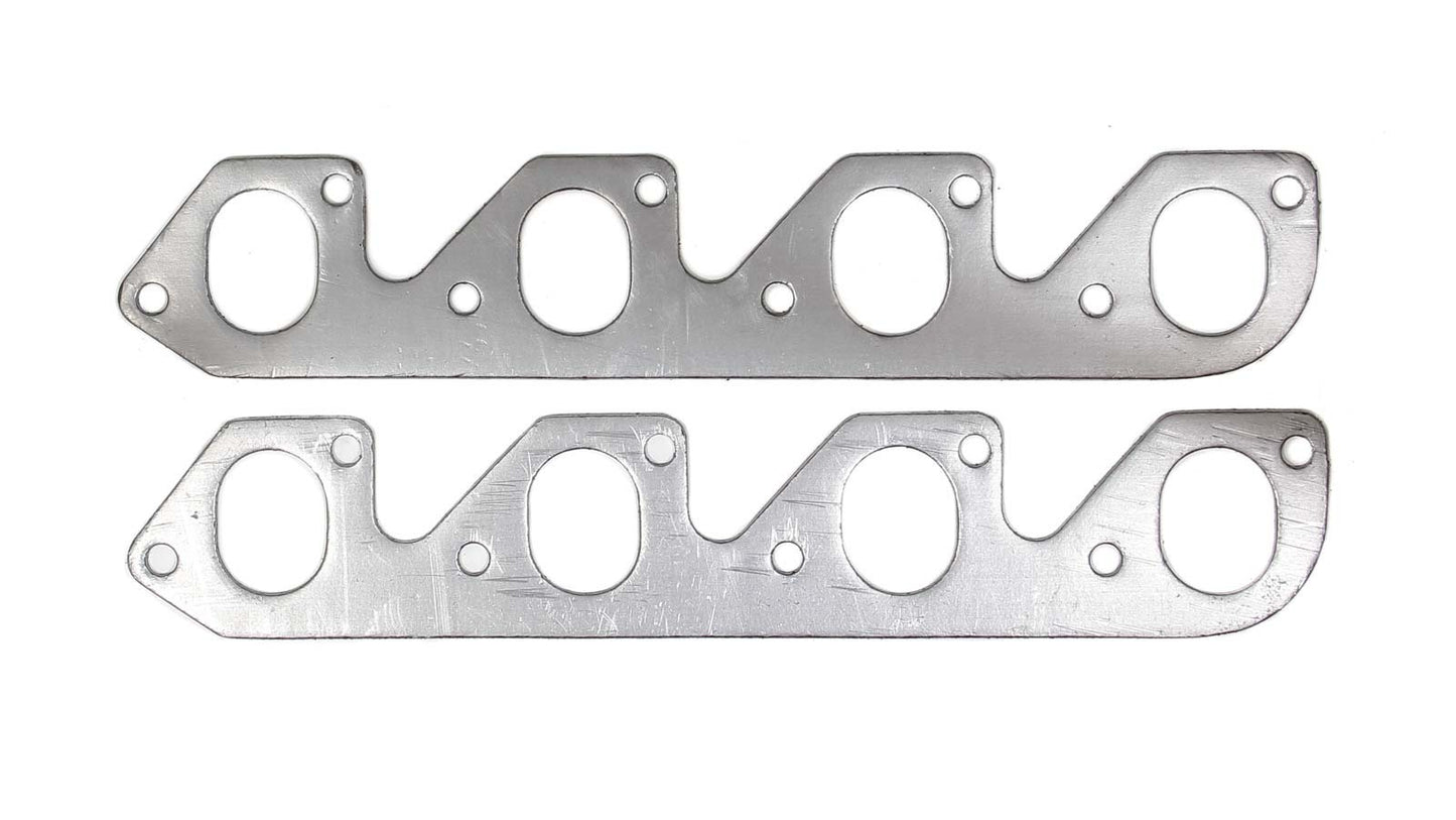 Remflex Exhaust Gaskets Exhaust Header / Manifold Gasket - 1.500 x 2.000 in Oval Port - Graphite - Ford Cleveland /