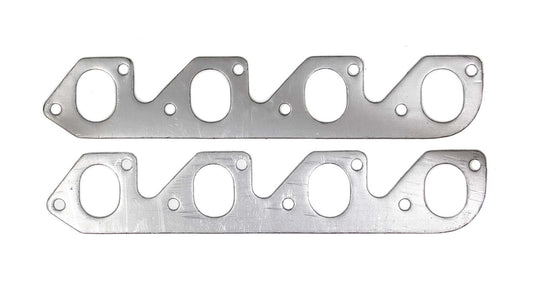 Remflex Exhaust Gaskets Exhaust Header / Manifold Gasket - 1.500 x 2.000 in Oval Port - Graphite - Ford Cleveland /
