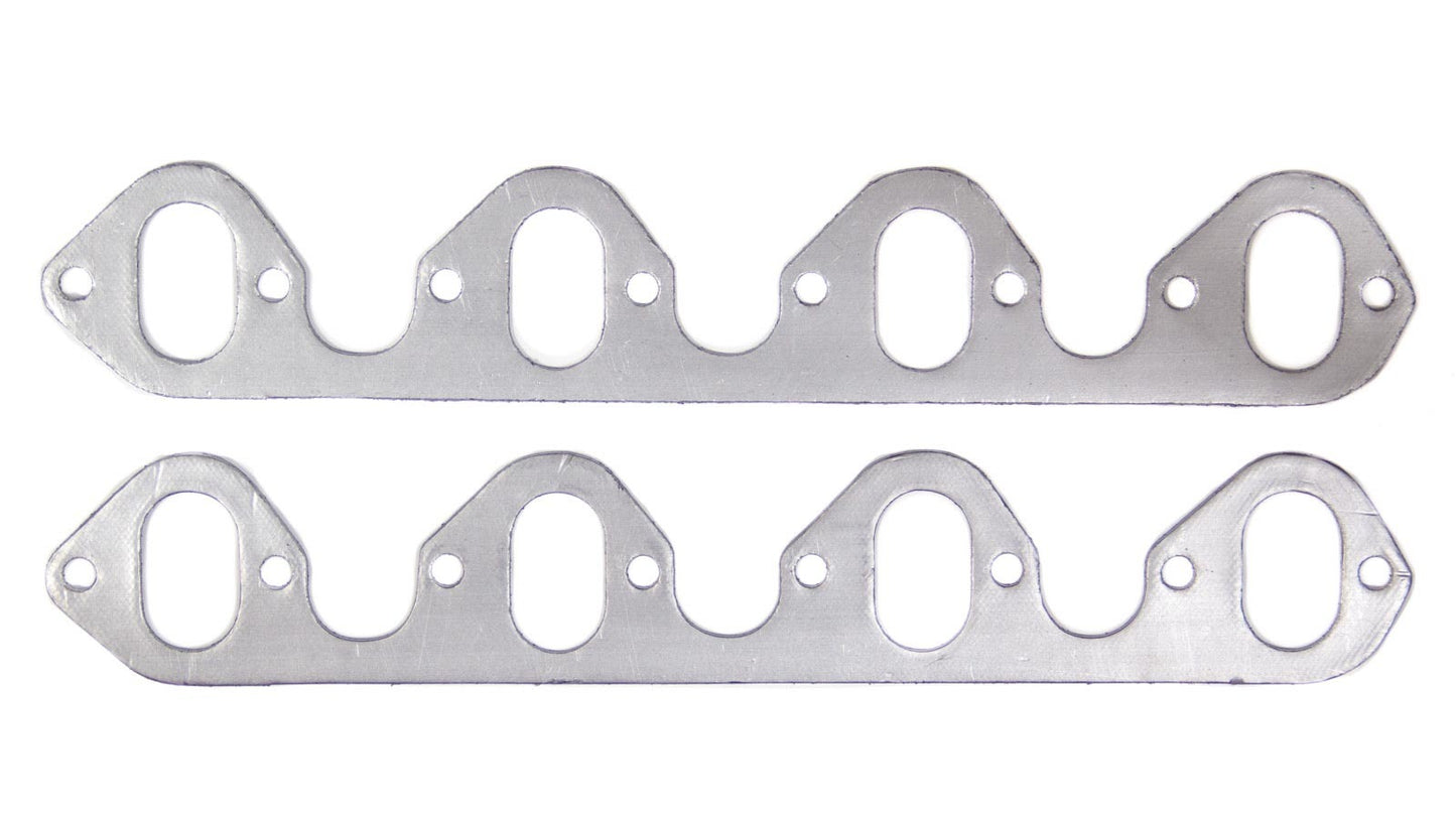 Remflex Exhaust Gaskets Exhaust Header / Manifold Gasket - 1.250 x 2.093 in Oval Port - Graphite - Big Block Ford - Pair