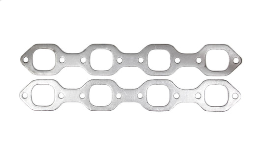Remflex Exhaust Gaskets Exhaust Header / Manifold Gasket - 1.750 x 1.625 in Rectangular Port - Graphite - Small Block