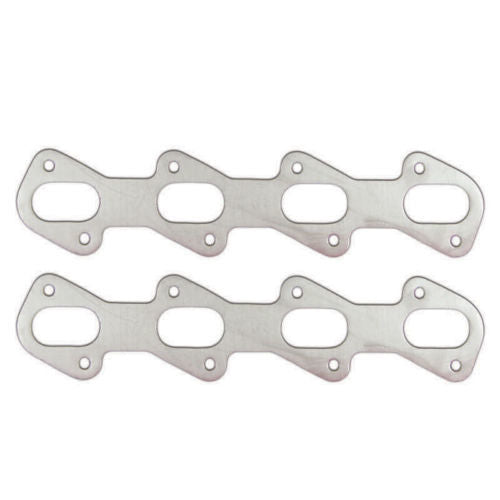 Remflex Exhaust Gaskets Exhaust Header / Manifold Gasket - 2.156 x 1.250 in Oval Port - Graphite - Ford Modular - Pair