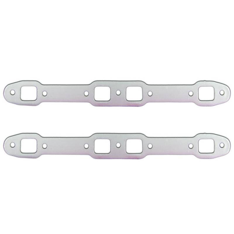 Remflex Exhaust Gaskets Exhaust Header / Manifold Gasket - 1.375 x 1.188 in Square Port - Graphite - Ford Y-Block - Pair