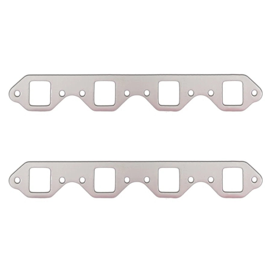 Remflex Exhaust Gaskets Exhaust Header / Manifold Gasket - 1.438 x 1.625 in Square Port - Graphite - 3 in Bolt Spacing