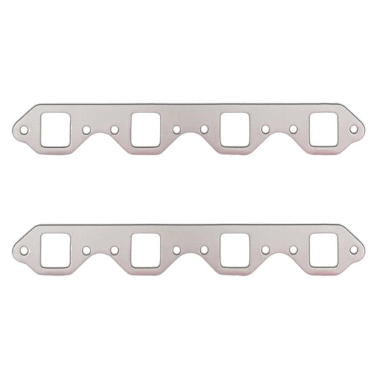 Remflex Exhaust Gaskets Exhaust Header / Manifold Gasket - 1.438 x 1.625 in Square Port - Graphite - 3 in Bolt Spacing