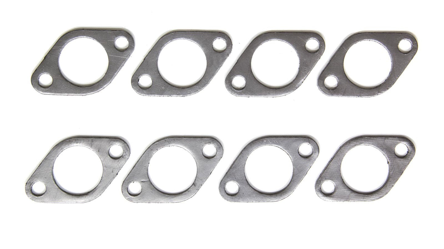Remflex Exhaust Gaskets Exhaust Header / Manifold Gasket - 1.687 in Round Port - Graphite - Ford Flathead - Set of 8