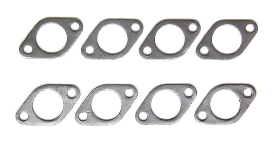 Remflex Exhaust Gaskets Exhaust Header / Manifold Gasket - 1.687 in Round Port - Graphite - Ford Flathead - Set of 8