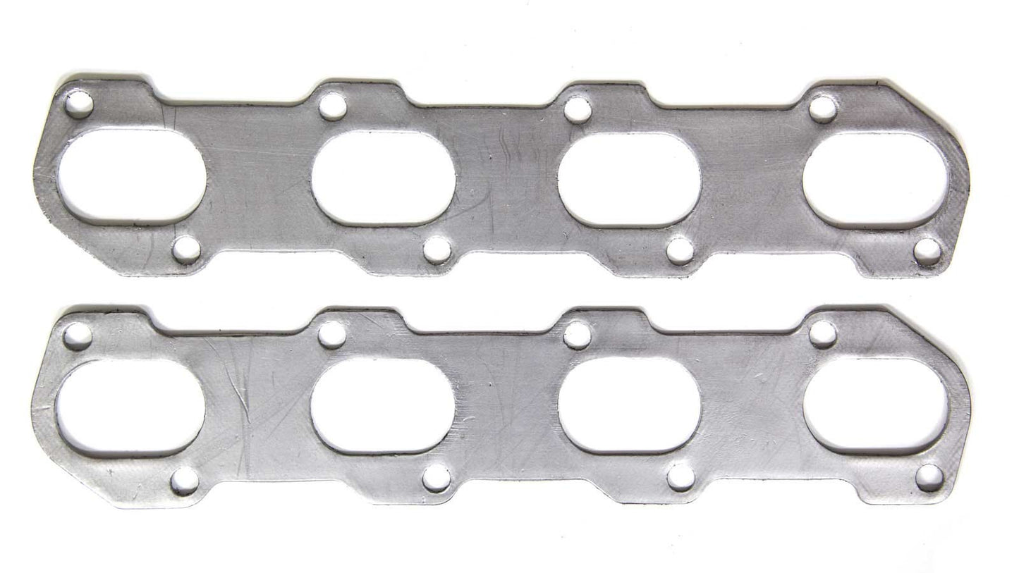 Remflex Exhaust Gaskets Exhaust Header / Manifold Gasket - 2.300 x 1.500 in Oval Port - Graphite - Ford Modular - Pair