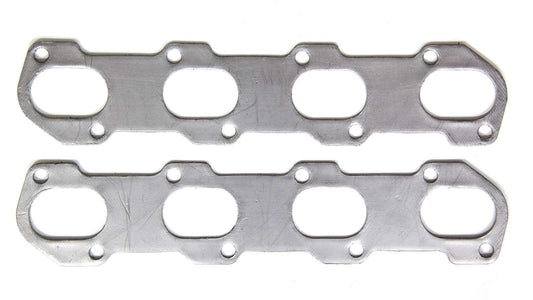 Remflex Exhaust Gaskets Exhaust Header / Manifold Gasket - 2.300 x 1.500 in Oval Port - Graphite - Ford Modular - Pair