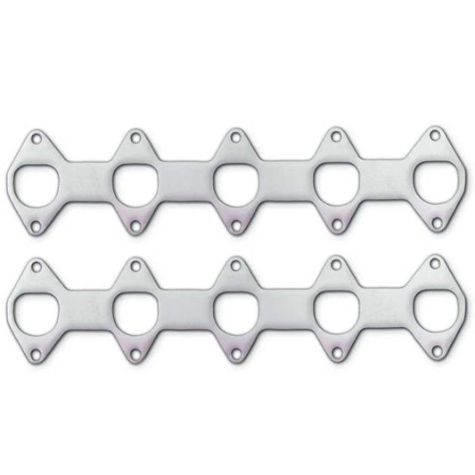 Remflex Exhaust Gaskets Exhaust Header / Manifold Gasket - 1.838 x 1.724 in D-Port - Graphite - Ford Triton - Pair