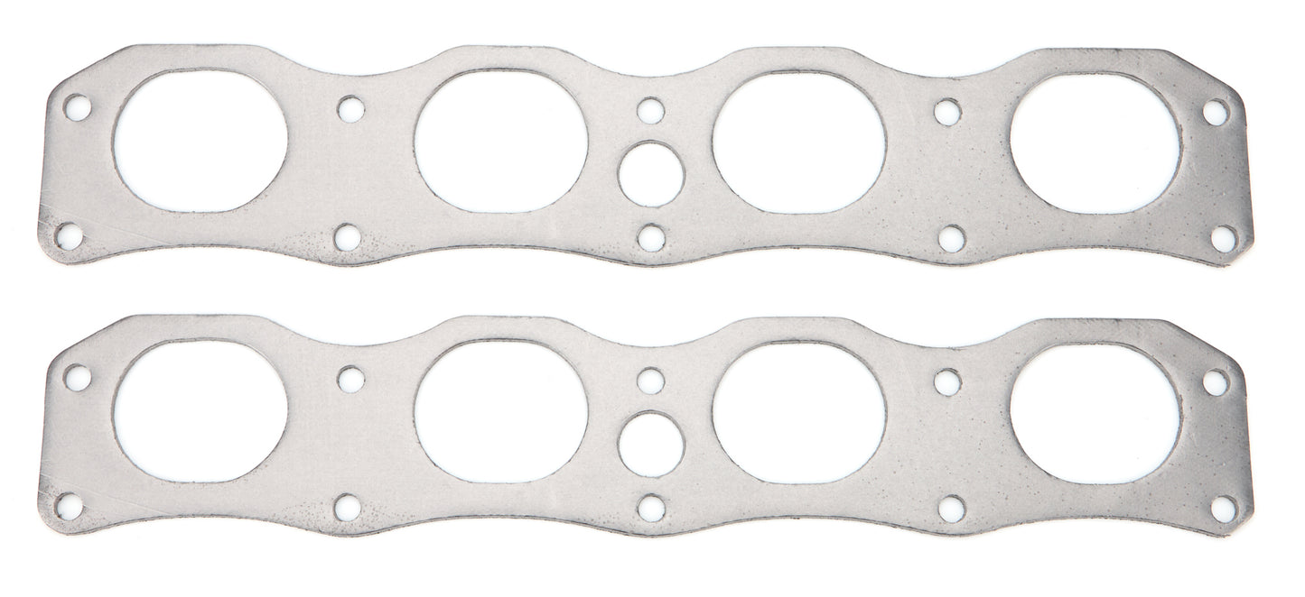 Remflex Exhaust Gaskets Exhaust Header / Manifold Gasket - 2.788 x 2.306 in Oval Port - Graphite - Ken Veney Top Fuel