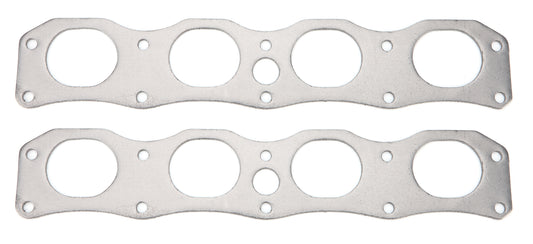 Remflex Exhaust Gaskets Exhaust Header / Manifold Gasket - 2.788 x 2.306 in Oval Port - Graphite - Ken Veney Top Fuel