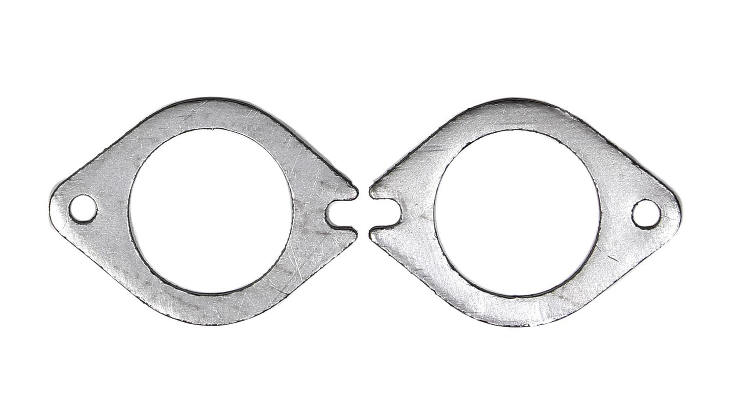 Remflex Exhaust Gaskets Collector Gasket - 0.125 in Thick - 2.5 in Diameter - 2-Bolt - Graphite - Pair