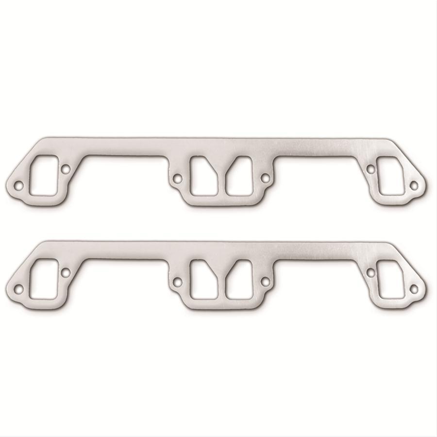 Remflex Exhaust Gaskets Exhaust Header / Manifold Gasket - 1.250 x 1.750 in End Ports - Graphite - Small Block Mopar -