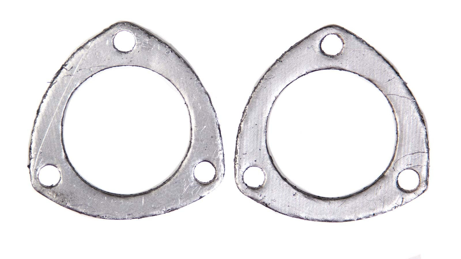 Remflex Exhaust Gaskets Collector Gasket - 0.125 in Thick - 2.5 in Diameter - 3-Bolt - Graphite - Pair