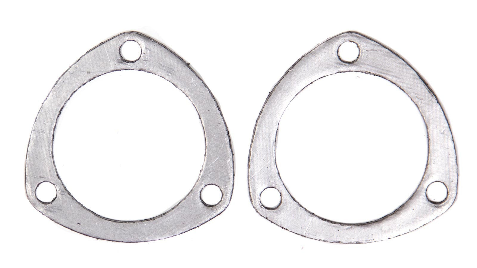 Remflex Exhaust Gaskets Collector Gasket - 0.125 in Thick - 3 in Diameter - 3-Bolt - Graphite - Pair