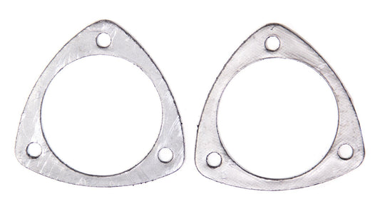 Remflex Exhaust Gaskets Collector Gasket - 0.125 in Thick - 3.5 in Diameter - 3-Bolt - Graphite - Pair