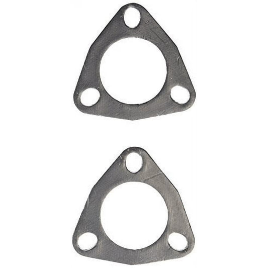 Remflex Exhaust Gaskets Collector Gasket - 0.125 in Thick - 2 in Diameter - 3-Bolt - Graphite - Pair