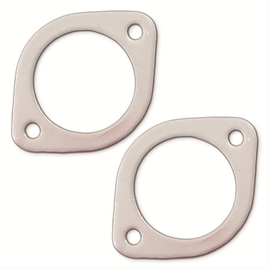 Remflex Exhaust Gaskets Collector Gasket - 0.125 in Thick - 2.5 in Diameter - 2-Bolt - Graphite - Pair