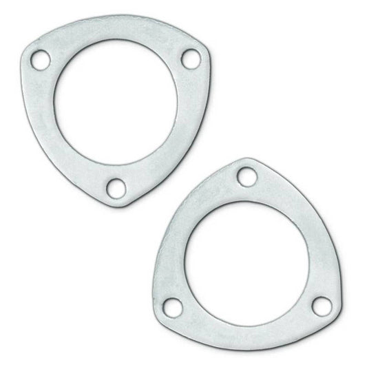 Remflex Exhaust Gaskets Collector Gasket - 0.125 in Thick - 2.25 in Diameter - 3-Bolt - Graphite - Pair