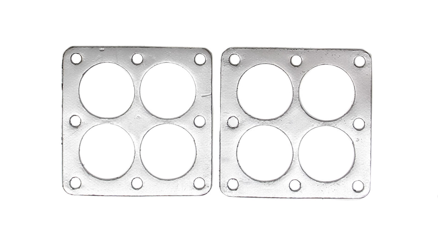 Remflex Exhaust Gaskets Collector Gasket - 0.125 in Thick - Four 1.938 in Diameter - 8-Bolt - Graphite - Pair