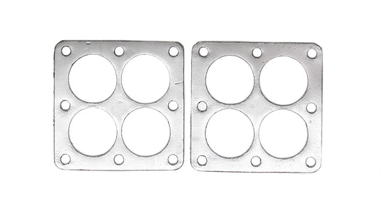 Remflex Exhaust Gaskets Collector Gasket - 0.125 in Thick - Four 1.938 in Diameter - 8-Bolt - Graphite - Pair