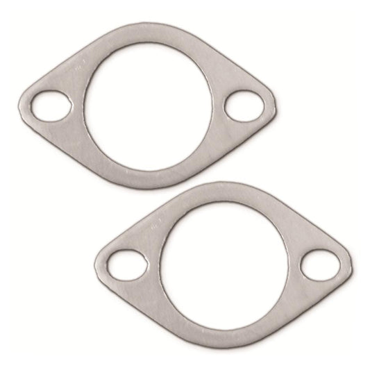 Remflex Exhaust Gaskets Collector Gasket - 0.125 in Thick - 2.5 in Diameter - 2-Bolt - Graphite - Pair
