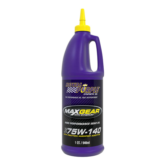 Royal Purple Gear Oil - Max Gear - 75W140 - Limited Slip Additive - Synthetic - 1 qt Bottle - Each