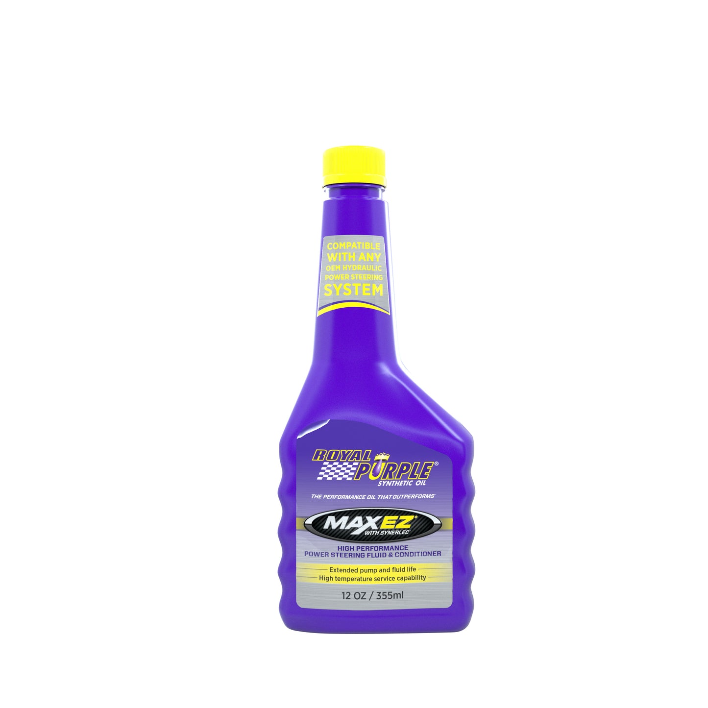 Royal Purple Power Steering Fluid - Max EZ - Synthetic - 12 oz Bottle - Each