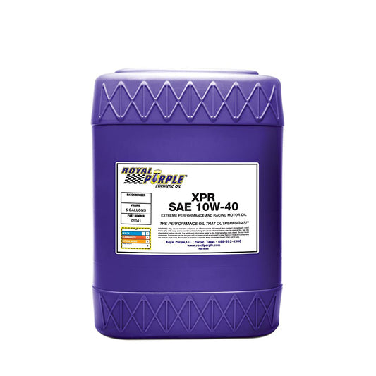 Royal Purple Motor Oil - XPR - 10W40 - Synthetic - 5 gal Jug - Each