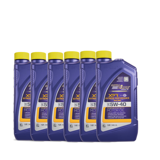 Royal Purple Motor Oil - XPR - 5w40 - Synthetic - 1 qt Bottle - Set of 6