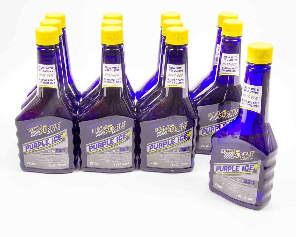 Royal Purple Antifreeze / Coolant Additive - Purple Ice - 12 oz Bottle - Set of 12